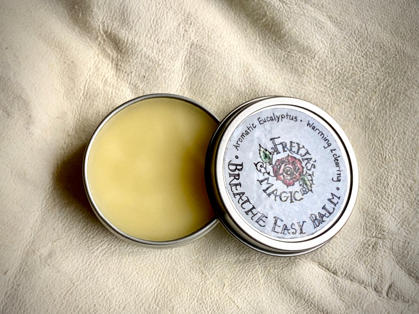 Breathe Easy Balm | Aromatic Eucalyptus Salve | Chest Rub, Menthol Vapor Rub, Cold & Flu Support | Viking Chest Rub