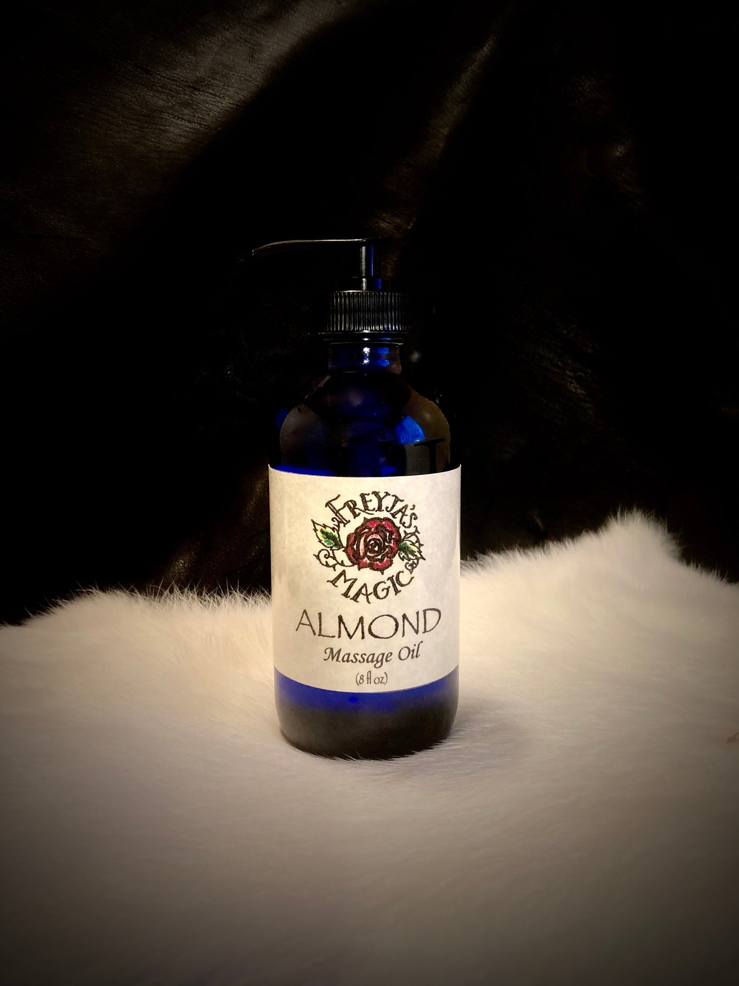 Sweet Almond Massage Oil | Freyja's Magic Almond Massage and Body Oil | Warm, Smooth, Sexy | Amaretto Fragrance Oil