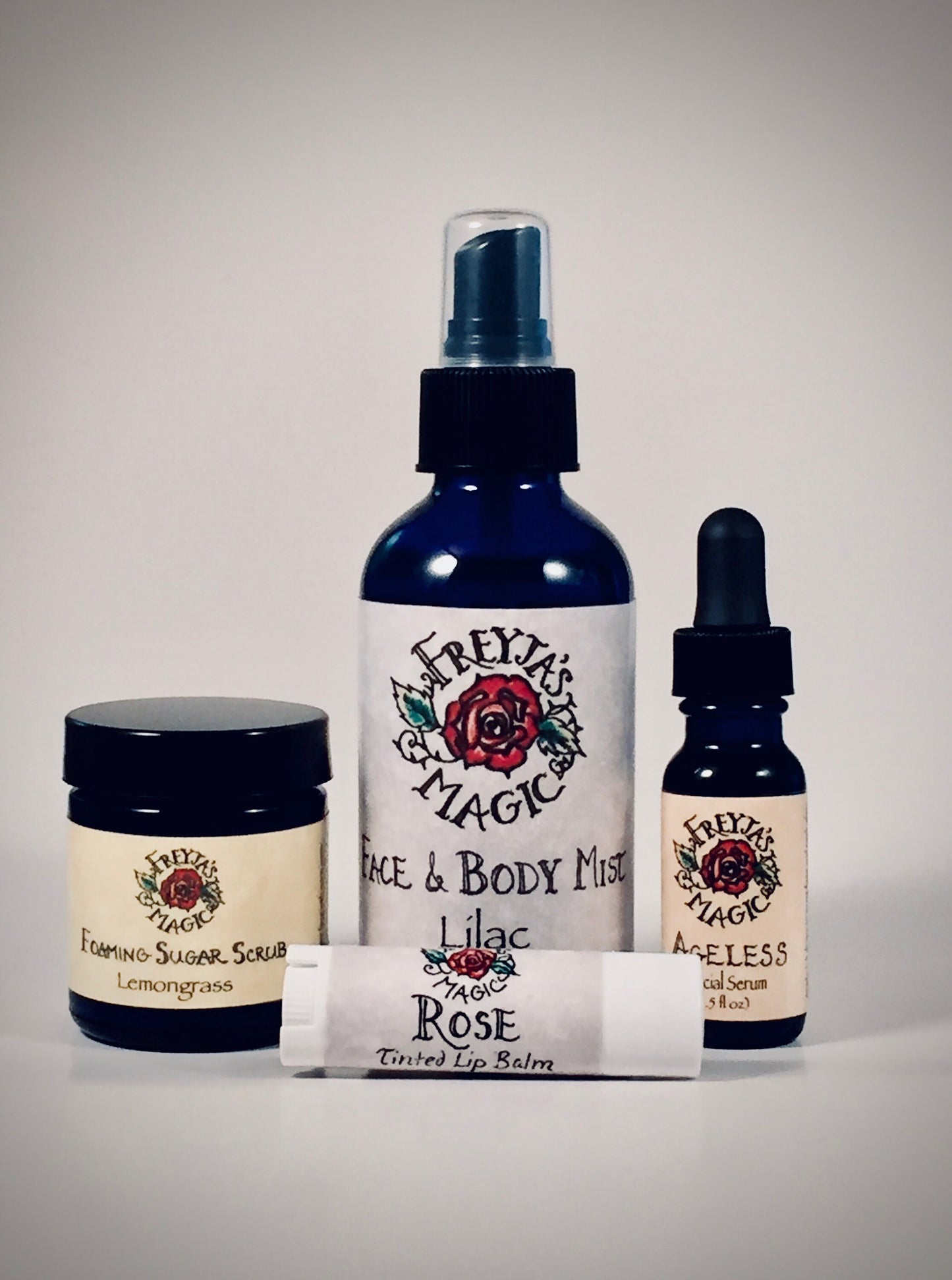 Siero viso | Siero da giorno di bellezza senza età per tutti i tipi di pelle | Elicriso + Rosa in oli di Argan e Jojoba | Idratazione, riparazione, luminosità | 0,5 once