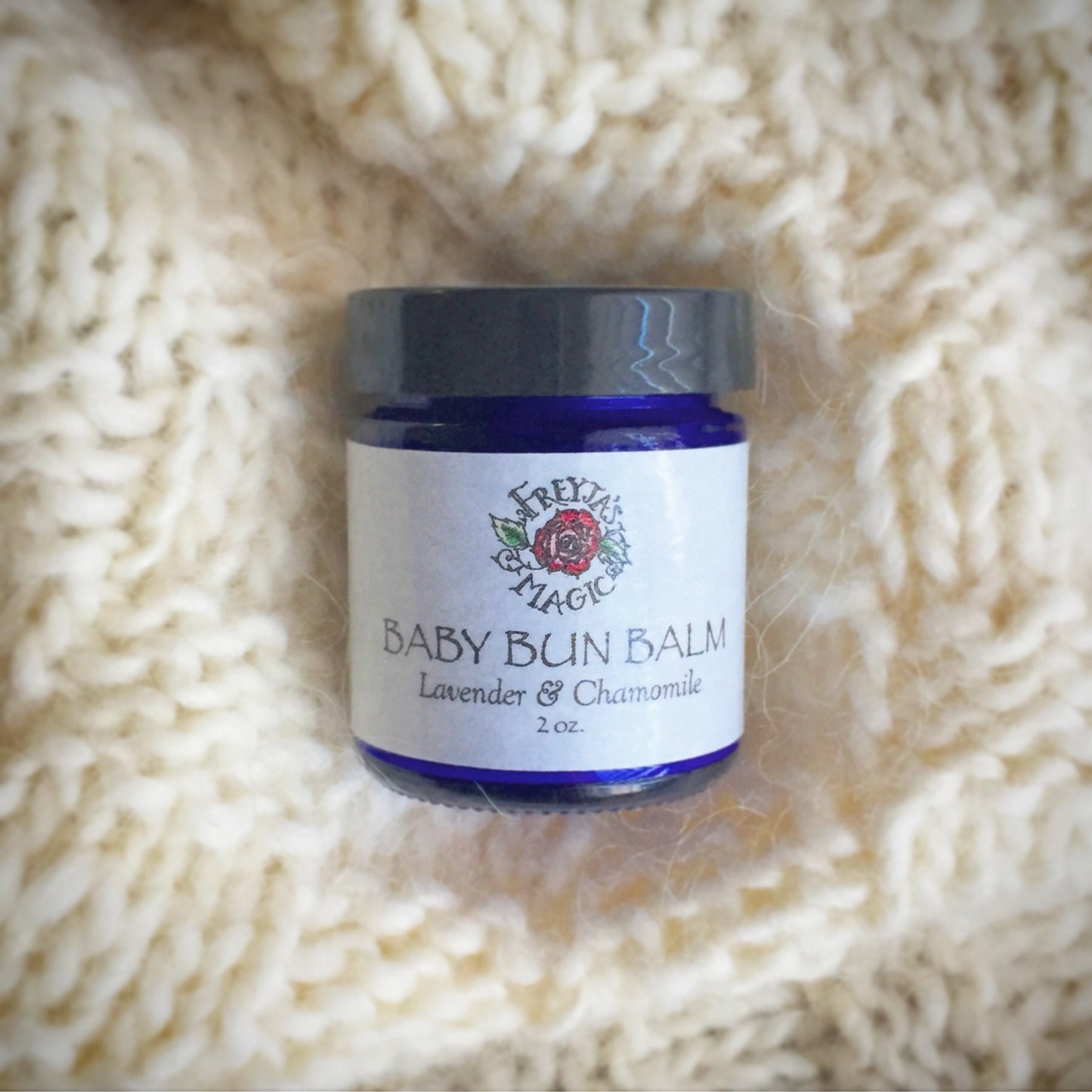 Baby Bun Balm | Lavender & Chamomile Cream, Salve for Diaper Rash, Sensitive Skin, Babies | Lanolin, Castor Oil and Zinc Oxide