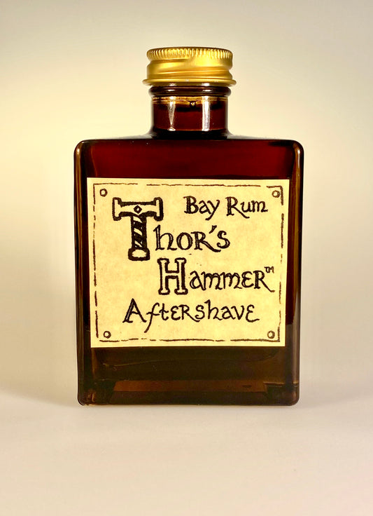 NUOVO dopobarba Bay Rum con riduttore per orifizio | Rum della baia del martello di Thor | 5 once