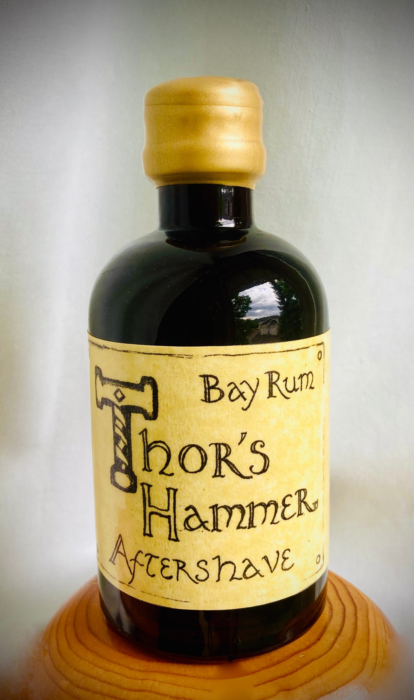 Thor's Hammer Bay Rum Aftershave | NEW Amber Limited Edition with Cork Top | 8 oz