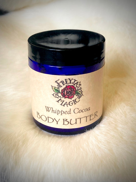Whipped Cocoa Body Butter | Rich, Smooth, Sexy, Deep Moisture | Hand + Body Cream for All Skin Types