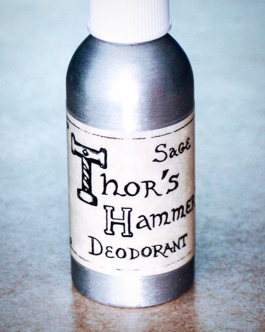 Sage Deodorant | Thor's Hammer Spray | Essential Oil Deodorant