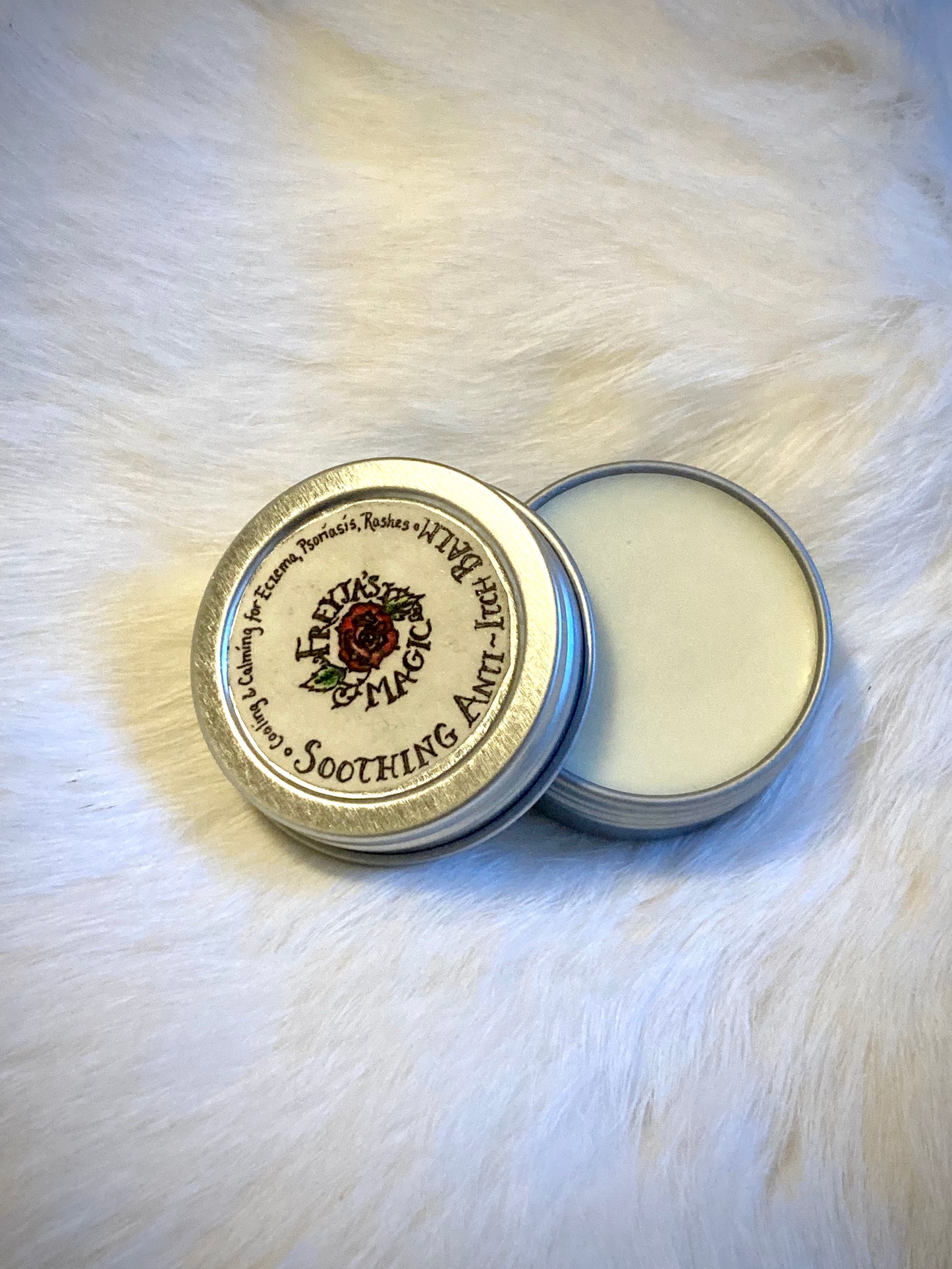 Soothing Anti-Itch Balm | Cooling, Calming for Eczema, Psoriasis, Rashes, Inflammation, Irritation | Peppermint, Lavender & Chamomile