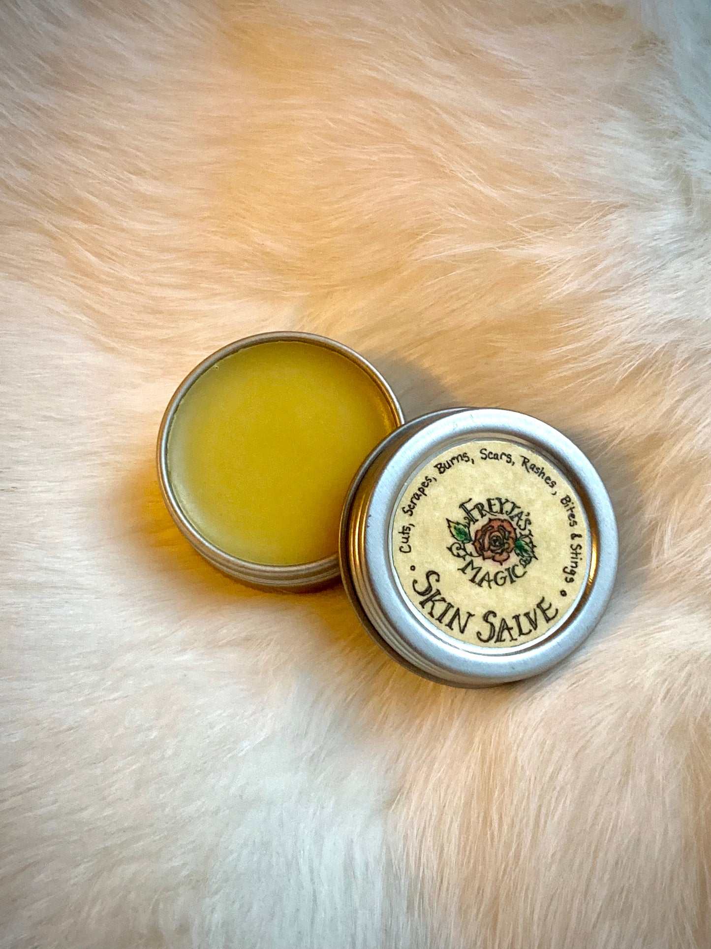 Goldenseal Skin Salve | Healing Herbal Skin Salve | Golden Balm | Viking All-purpose Skin Salve | Frankincense, Myrrh, Helichrysum