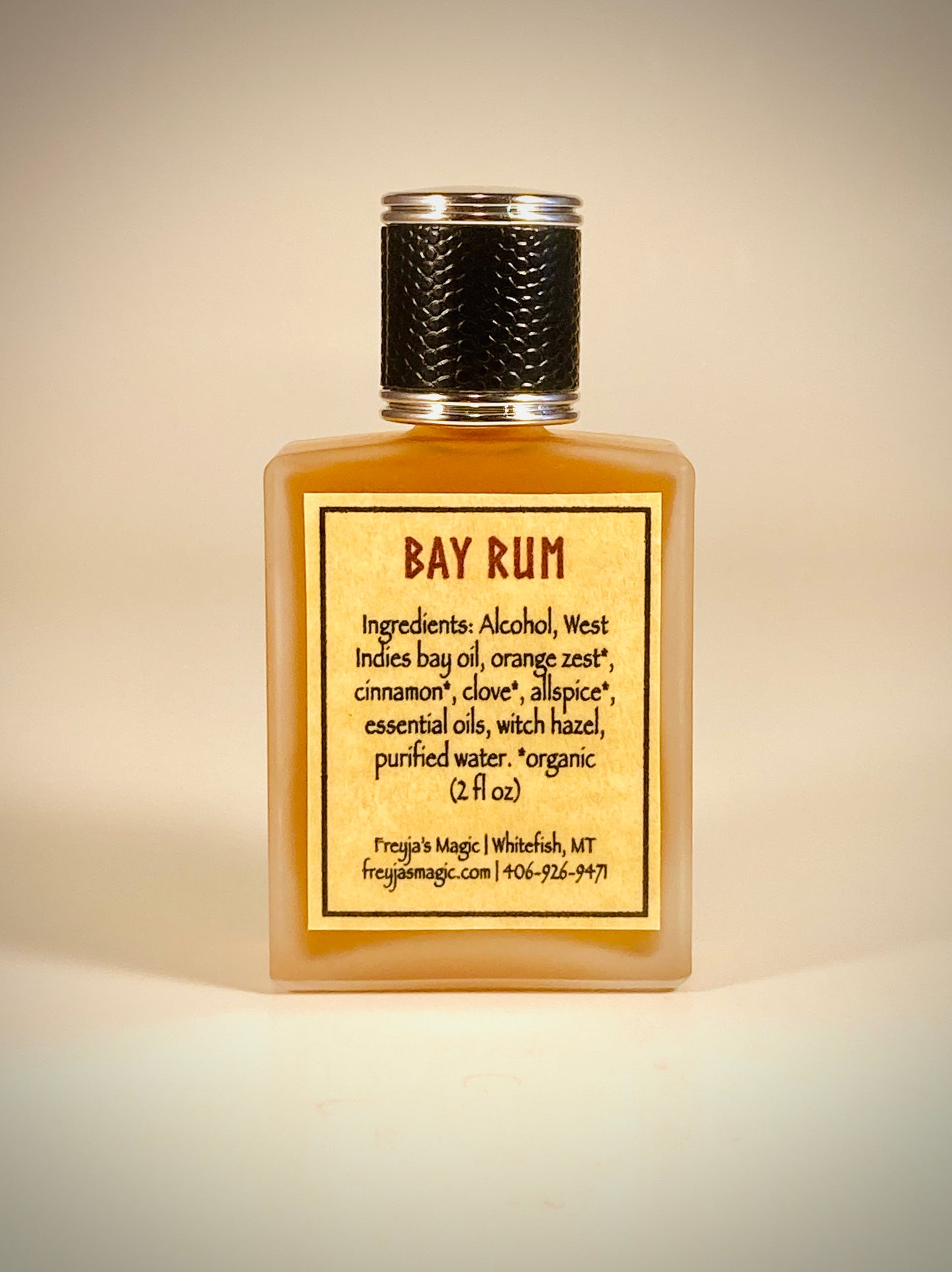 Bay Rum Aftershave Special Edition | Thor's Hammer Classic Bay Rum with Frosted Glass Bottle + Gift Bag | Top Shelf Viking Bay Rum | 2 oz