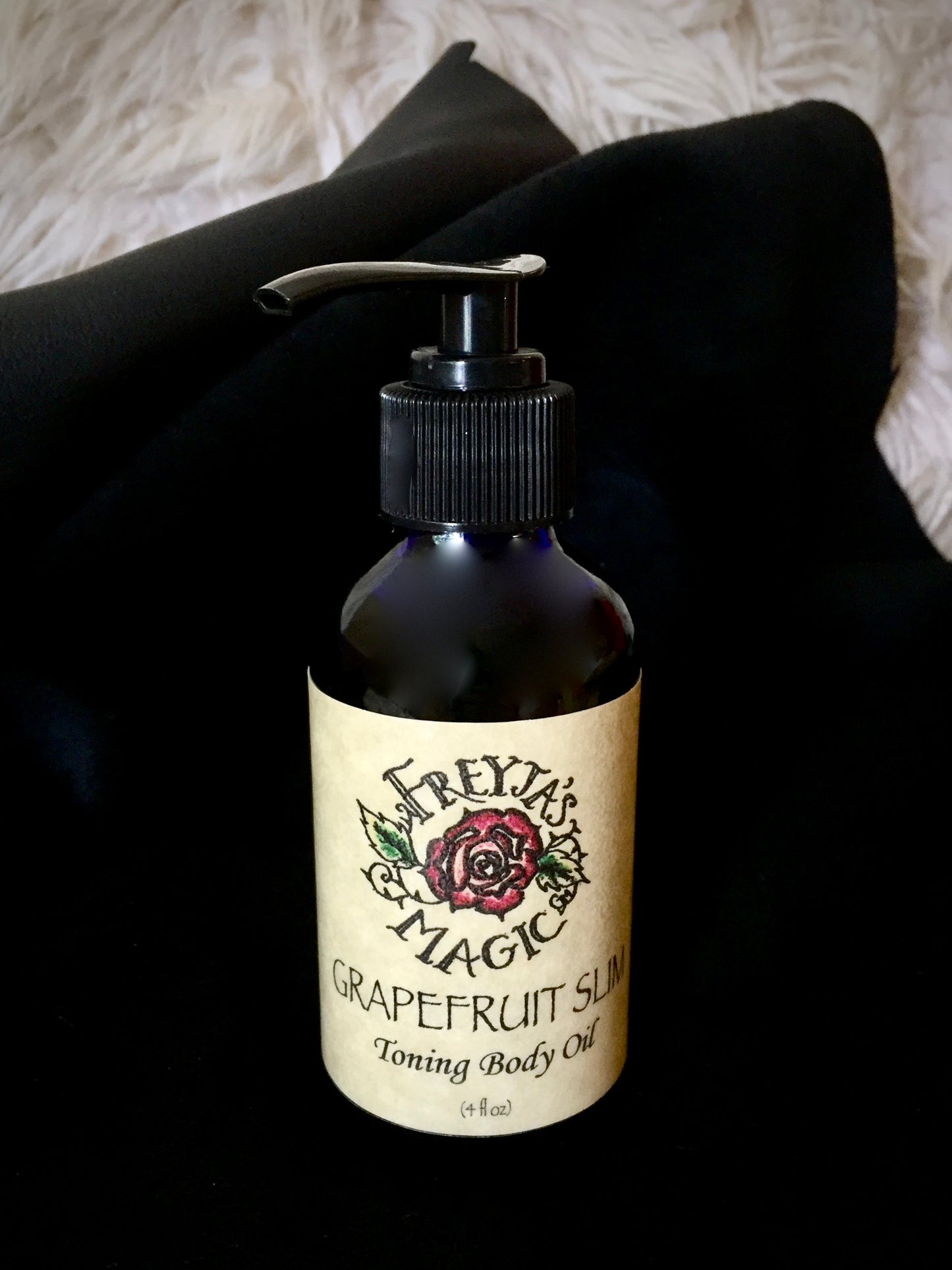 Toning Body Oil | Grapefruit Slim Detox, Firming & Shaping Oil | Cellulite Massage Oil | Sexy Body Oil, Lymphatic Massage Oil