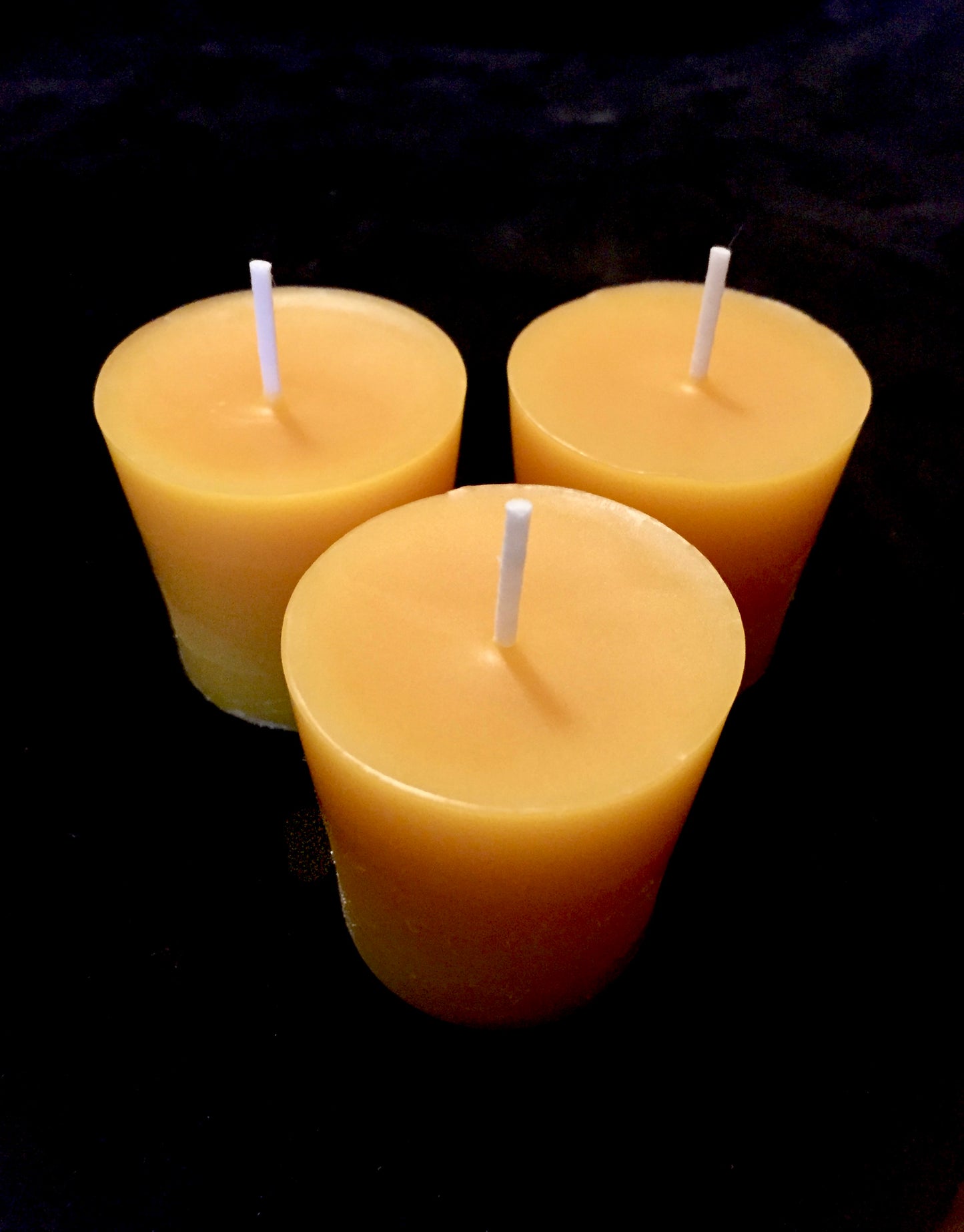 Pure Beeswax Votive Candle | 100% Hand Poured Montana Beeswax | Lead-Free Wick