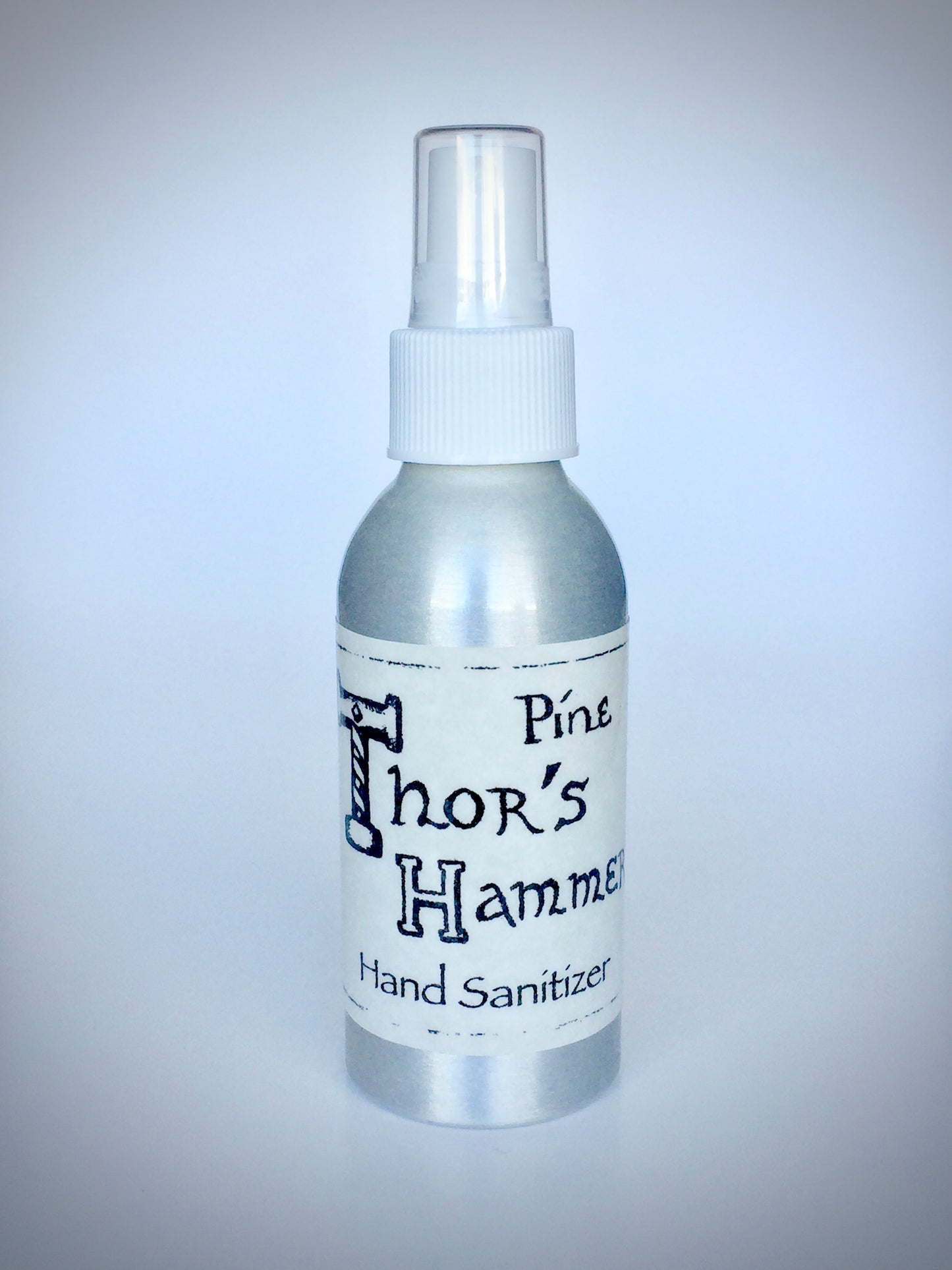 Thor's hammer pine hand sanitizer