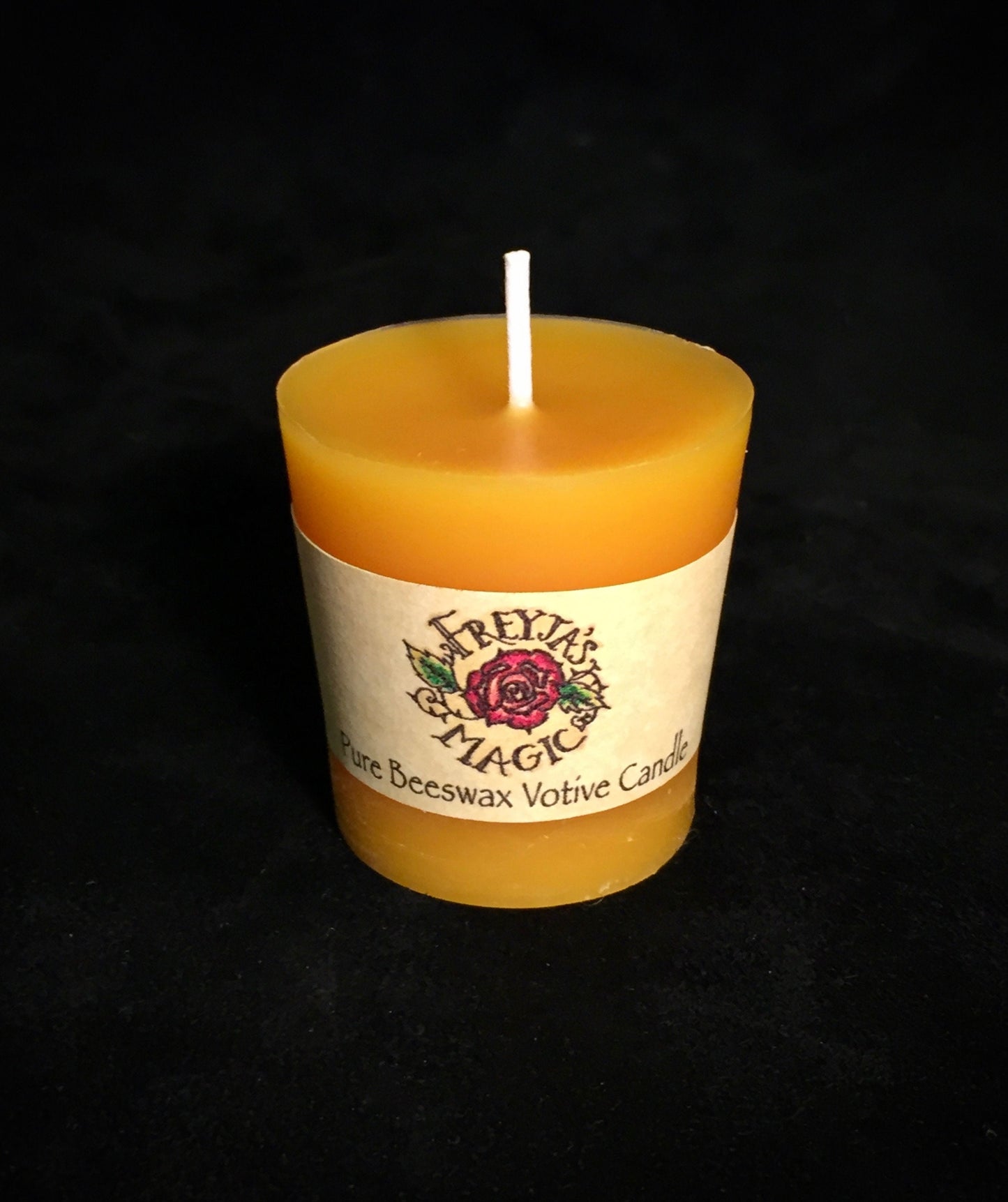 Pure Beeswax Votive Candle | 100% Hand Poured Montana Beeswax | Lead-Free Wick